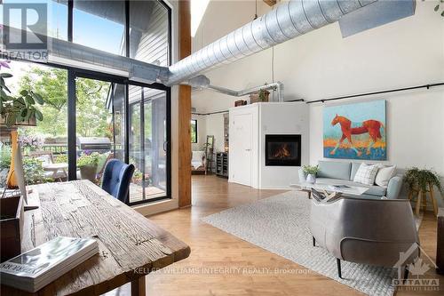 303 - 95 Beech Street, Ottawa, ON - Indoor Photo Showing Other Room With Fireplace