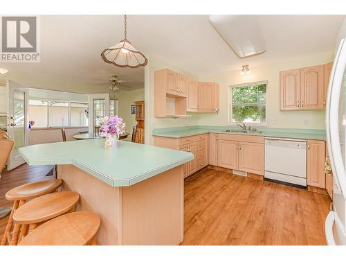 303 Regent Avenue Unit# 4, Enderby, BC - Indoor Photo Showing Kitchen With Double Sink