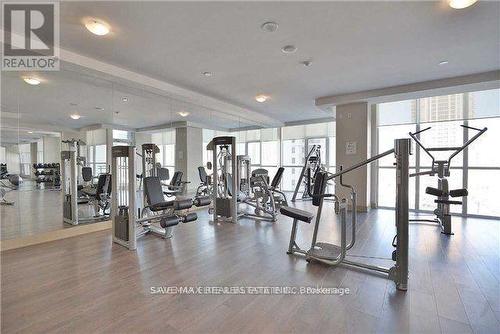 2908 - 4070 Confederation Parkway, Mississauga (City Centre), ON - Indoor Photo Showing Gym Room