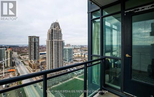 2908 - 4070 Confederation Parkway, Mississauga (City Centre), ON - Outdoor With Balcony With View