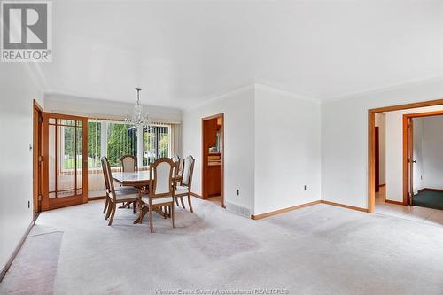 4033 Howard, Windsor, ON - Indoor Photo Showing Dining Room