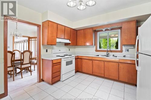 4033 Howard, Windsor, ON - Indoor Photo Showing Kitchen With Double Sink