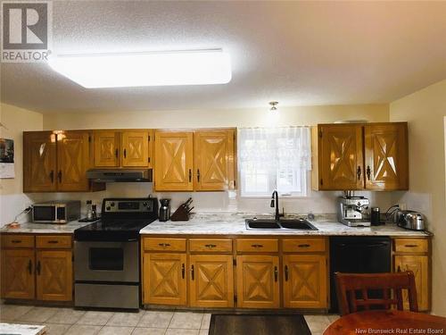 37 Maillet Street, Saint-Basile, NB - Indoor Photo Showing Kitchen With Double Sink