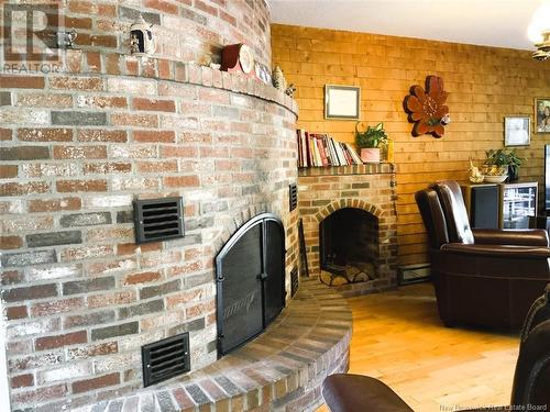 37 Maillet Street, Saint-Basile, NB - Indoor With Fireplace