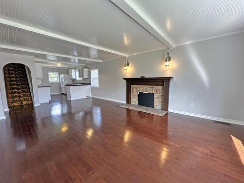 101 Churchill Street, Nipigon, ON - Indoor Photo Showing Living Room With Fireplace