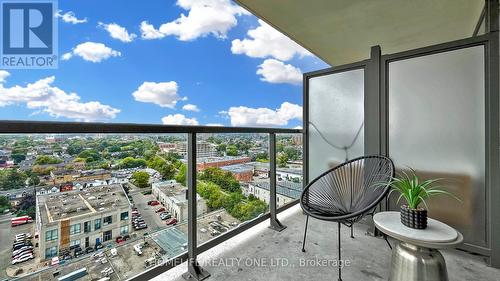 1605 - 1420 Dupont Street, Toronto (Dovercourt-Wallace Emerson-Junction), ON - Outdoor With Balcony With View