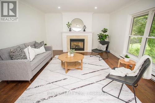 240 Johnson Road, Brantford, ON - Indoor Photo Showing Living Room With Fireplace