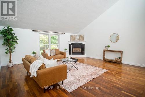 240 Johnson Road, Brantford, ON - Indoor Photo Showing Living Room With Fireplace