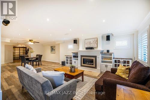 217 Glenabbey Drive, Clarington (Courtice), ON - Indoor Photo Showing Living Room With Fireplace