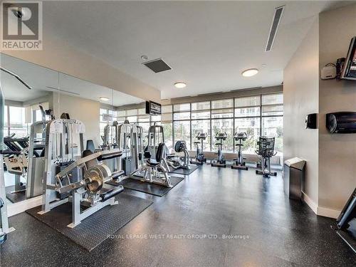 2010 - 11 Brunel Court, Toronto (Waterfront Communities), ON - Indoor Photo Showing Gym Room