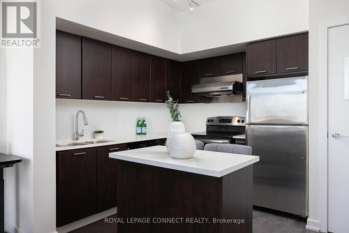 3005 - 2200 Lakeshore Boulevard W, Toronto (Mimico), ON - Indoor Photo Showing Kitchen With Stainless Steel Kitchen