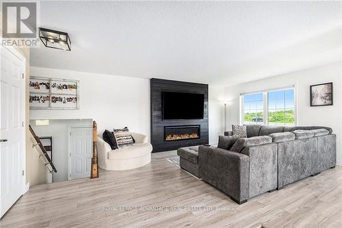 4152 Roger Stevens Drive, Montague, ON - Indoor Photo Showing Living Room With Fireplace