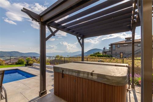 304 Silversage Bluff Lane, Vernon, BC - Outdoor With In Ground Pool With View With Exterior