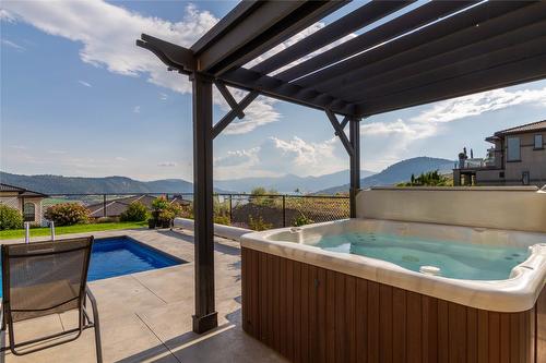 304 Silversage Bluff Lane, Vernon, BC - Outdoor With In Ground Pool With Deck Patio Veranda With View