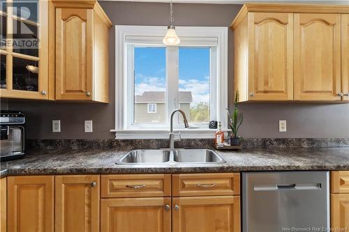 96 Forest Grove Road, Moncton, NB - Indoor Photo Showing Kitchen With Double Sink