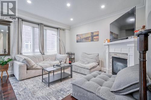 45 Darren Hill Trail, Markham, ON - Indoor Photo Showing Living Room With Fireplace