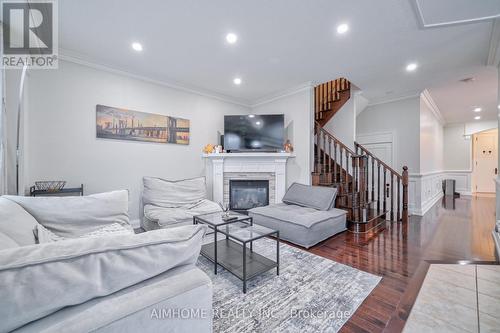 45 Darren Hill Trail, Markham, ON - Indoor With Fireplace