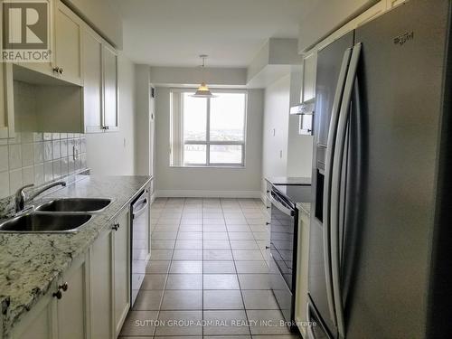 1525 - 25 Kingsbridge Garden Circle, Mississauga, ON - Indoor Photo Showing Kitchen With Double Sink