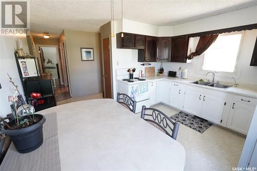 116 Bates Street, Earl Grey, SK - Indoor Photo Showing Kitchen With Double Sink