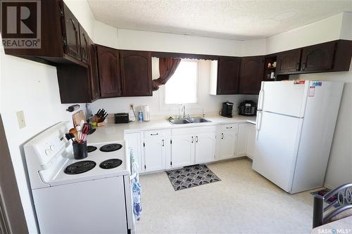 116 Bates Street, Earl Grey, SK - Indoor Photo Showing Kitchen With Double Sink