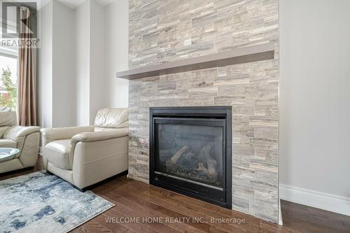 55 Ypres Road, Toronto (Keelesdale-Eglinton West), ON - Indoor Photo Showing Living Room With Fireplace