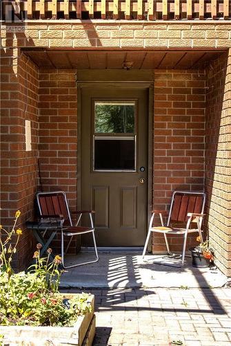 Lower Level Entry - 3410 Reservoir Road, Coldwater, ON - Outdoor With Deck Patio Veranda With Exterior