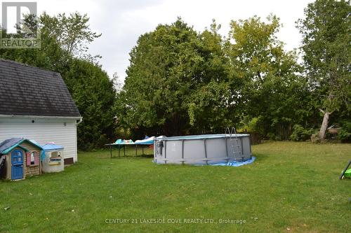 2558 Simcoe Road, Ramara (Brechin), ON - Outdoor With Above Ground Pool With Backyard