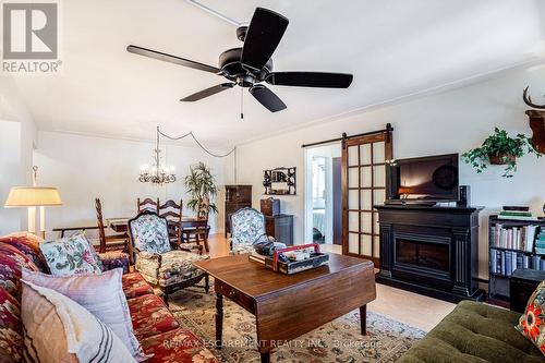 501 - 9 Grant Boulevard, Hamilton (Dundas), ON - Indoor Photo Showing Living Room With Fireplace