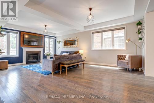 62 Streamside Street, Vaughan, ON - Indoor Photo Showing Living Room With Fireplace