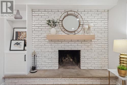 58 Brookland Avenue, Aurora, ON - Indoor With Fireplace