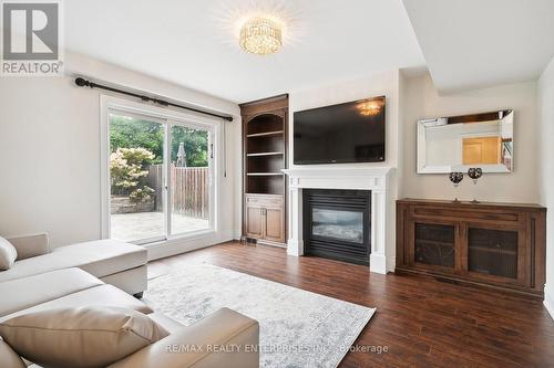 3630 Silverplains Drive, Mississauga (Applewood), ON - Indoor Photo Showing Living Room With Fireplace