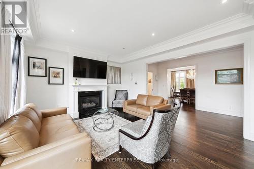 3630 Silverplains Drive, Mississauga, ON - Indoor Photo Showing Living Room With Fireplace