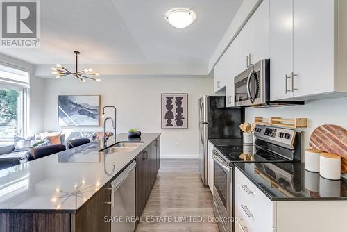 12 - 51 Florence Street, Toronto (Little Portugal), ON - Indoor Photo Showing Kitchen With Stainless Steel Kitchen With Upgraded Kitchen