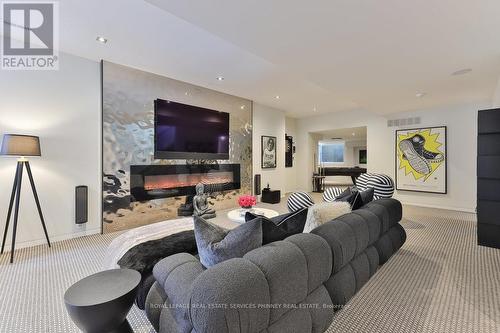 421 Randall Street, Oakville (Old Oakville), ON - Indoor Photo Showing Living Room With Fireplace