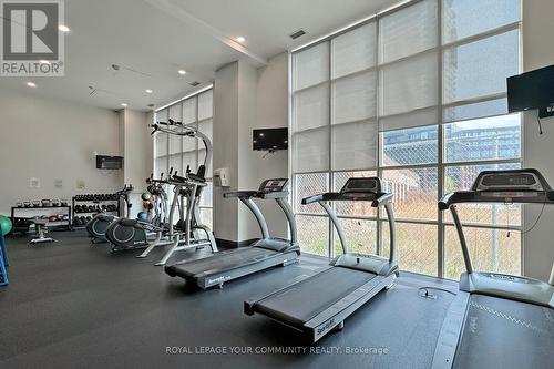 608 - 125 Western Battery Road, Toronto, ON - Indoor Photo Showing Gym Room