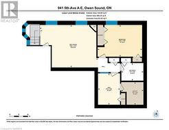 941 5th Avenue 'A' East, Owen Sound - Floor Plans Basement - 