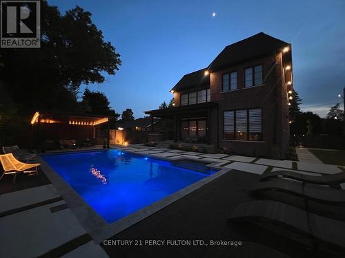 35 Heber Down Crescent, Whitby (Brooklin), ON - Outdoor With In Ground Pool