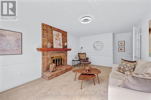 3506 Stedford Road, Oakville, ON - Indoor Photo Showing Living Room With Fireplace