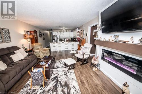 760 Waterloo Street, Mount Forest, ON - Indoor Photo Showing Living Room With Fireplace