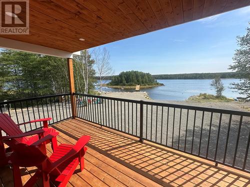 15 Pauls Lake, Badger, NL - Outdoor With Body Of Water With Deck Patio Veranda With Exterior