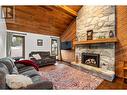 146 Yorkton Avenue, Penticton, BC  - Indoor Photo Showing Living Room With Fireplace 