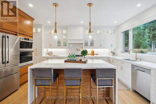 36 Brooklawn Avenue, Toronto (Cliffcrest), ON - Indoor Photo Showing Kitchen With Double Sink With Upgraded Kitchen