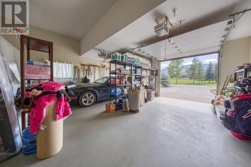 5090 Riverside  Drive, Fairmont Hot Springs, BC - Indoor Photo Showing Garage