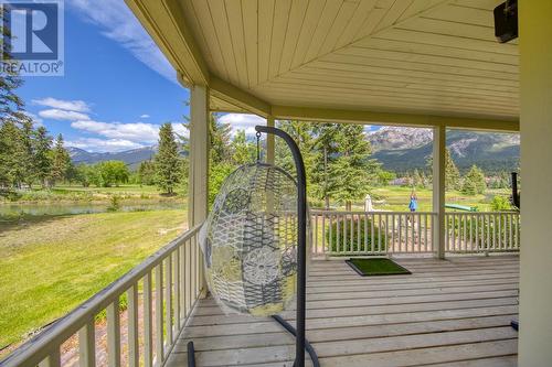 5090 Riverside  Drive, Fairmont Hot Springs, BC - Outdoor With Deck Patio Veranda With Exterior