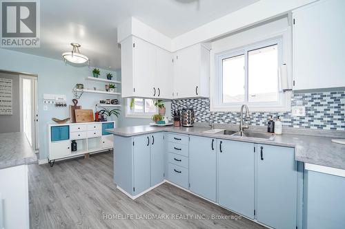 96 Cresthaven Drive, Toronto (Hillcrest Village), ON - Indoor Photo Showing Kitchen With Double Sink