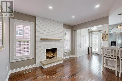 77 Rolling Acres Drive, Whitby (Rolling Acres), ON - Indoor Photo Showing Living Room With Fireplace