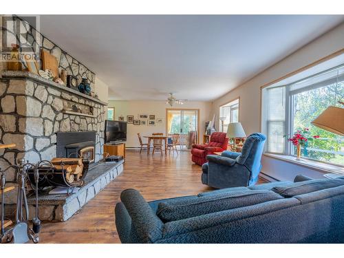 2350 Fife Road, Christina Lake, BC - Indoor Photo Showing Living Room With Fireplace