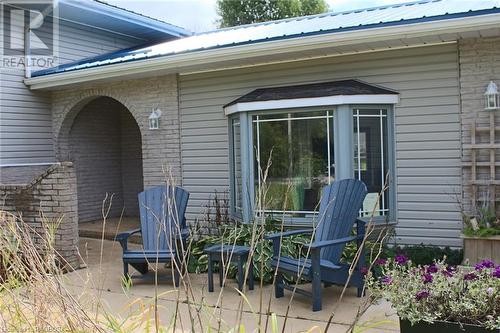 Front Patio - 208 Pellisier Street, Eugenia, ON - Outdoor With Deck Patio Veranda