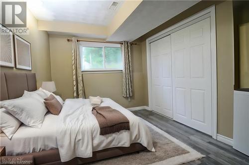 Virtually Staged - 208 Pellisier Street, Eugenia, ON - Indoor Photo Showing Bedroom