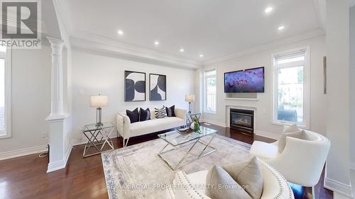 7 Sun Valley Drive, Richmond Hill (Rouge Woods), ON - Indoor Photo Showing Living Room With Fireplace